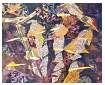 69 In The Woods 20 x 30 inches acrylic & fabric on canvas 2011 R.jpg